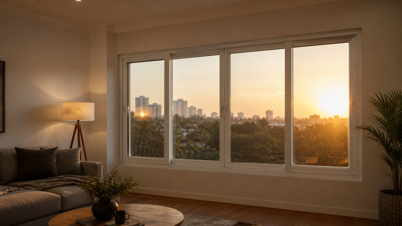 Minimalist Aluminium Sliding Windows